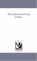 Plays and poems Volume 2 1248583620 Book Cover