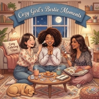 Cozy Girl’s Bestie Moments: Fun Bold Line Nostalgic Eras Adult Comfy Coloring Book | Timeless Vintage Aesthetic Hygge Moments & Cute Calming Lifestyle Scenes | Anxiety Relief, Mindfulness Activities & 1965964648 Book Cover