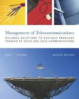 Management of Telecommunications 2/e w/ NetViz CD 0256219613 Book Cover