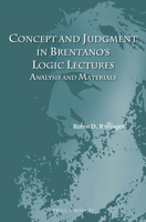 Concept and Judgment in Brentano's Logic Lectures : Analysis and Materials 9004443029 Book Cover