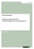 Diagnose mathematischer Vorl�uferf�higkeiten im Kindergarten 3640596854 Book Cover