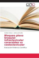Bloqueo plexo braquial infraclavicular coracoideo vs costoclavicular: Evaluación Evidencia Científica 6202161531 Book Cover