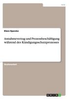 Annahmeverzug und Prozessbeschäftigung während des Kündigungsschutzprozesses 3640476263 Book Cover