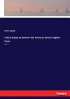 Critical Essays On Some of the Poems of Several English Poets 3337406947 Book Cover