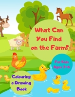 What Can You Find on the Farm? Colouring & Drawing Book For Kids Ages 3-6: Activity Workbook for Children / Gift for Farm Animals Lovers Boys & Girls / Animals, Fruit, Vegetables & Farm Machinery B08DSXB63Q Book Cover