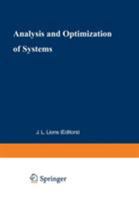 International Conference on Analysis and Optimization of Systems 3540526307 Book Cover
