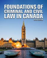 Foundations of Criminal and Civil Law in Canada 1772557382 Book Cover