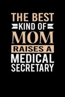The Best Kind Of Mom Raises A Medical Secretary: Mother's day Medical Secretary Mom Writing Journal Lined, Diary, Notebook (6 x 9) 120 Page 1673796583 Book Cover