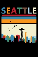 Seattle: Retro Lined Notebook Journal Diary 6x9 1673564879 Book Cover