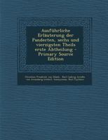 Ausfuhrliche Erlauterung Der Pandecten, Sechs Und Vierzigsten Theils Erste Abtheilung - Primary Source Edition 1020128216 Book Cover