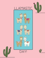 Llamastic day: Cornell notes notebook 8.5 x 11, 120 pages, a great method to organize your notes, thoughts and lectures, a perfect gift for students. 1711964255 Book Cover