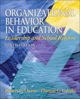 Organizational Behavior in Education: Adaptive Leadership and School Reform 0205486363 Book Cover