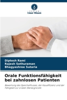 Orale Funktionsfähigkeit bei zahnlosen Patienten (German Edition) 6208203139 Book Cover