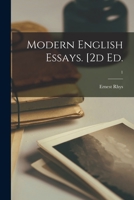 Modern English Essays; 1 1014649013 Book Cover