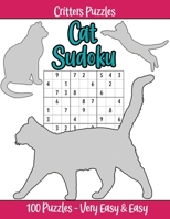 Easy Cat Sudoku: 2 difficulty levels (very easy and easy) for cat and Sudoku lovers 1695432347 Book Cover