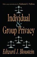 Individual and Group Privacy 0765809664 Book Cover