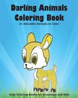 Darling Animals Coloring Book 1517737761 Book Cover