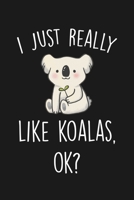 I Just Really Like Koalas Ok: Blank Lined Notebook To Write In For Notes, To Do Lists, Notepad, Journal, Funny Gifts For Koalas Lover 1677321431 Book Cover