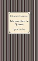 Lebensweisheit im Quartett 3839174279 Book Cover