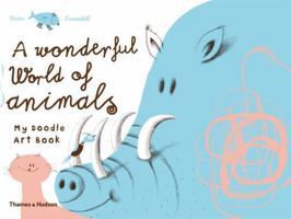 A Wonderful World of Animals: My Doodle Art Book 8492810726 Book Cover