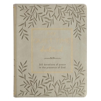 My Quiet Time Devotional - 365 Devotions for Women To Bring You Into The Peace Of The Presence of God Cappuccino, Faux Leather Flexcover Gift Book w/Ribbon Marker 143213096X Book Cover
