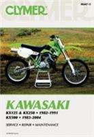 Clymer Kawasaki Kx125 & Kx250 1982-1991, Kx500 1983-2004 0892879602 Book Cover