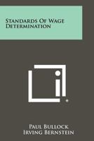 Standards of Wage Determination 1258360195 Book Cover