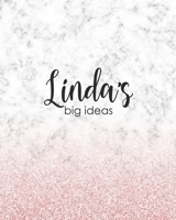 Linda's Big Ideas: Personalized Notebook - 8x10 Lined Women's Journal 169701318X Book Cover