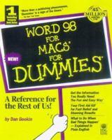 Word 98 for Macs for Dummies 0764502301 Book Cover