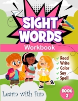 Children Activity Book - Sight words 2 B0CK3HKV7P Book Cover