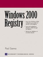 Windows 2000 Registry 0130300640 Book Cover