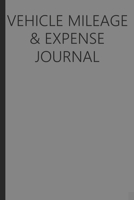 Vehicle Mileage And Expense Journal: Mileage Log Book Tracking Journal 1713375052 Book Cover