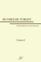 Oeuvres de Turgot: volume II 1979327335 Book Cover