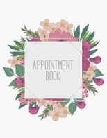 Appointment Book: Featuring daily weekly calendar with 15 minute hourly intervals (7am-9pm) for scheduling, Hair Stylists, Salons, and Nail Salons. (floral wreath) 1701844265 Book Cover