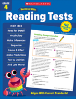 Scholastic Success with Reading Tests Grade 4 Workbook 1338798650 Book Cover