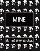 MINE The Best KPOP Fandom: Best KPOP Gift Fans Cute Panda Monthly Planner 8x10 Book 110 Pages Book 1707940355 Book Cover