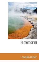 A Memorial 0469865008 Book Cover