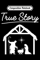 Composition Notebook: Christmas Manger Nativity Scene True Story Wise Men Journal/Notebook Blank Lined Ruled 6x9 100 Pages 1697524214 Book Cover