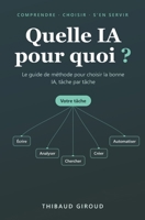 Quelle IA pour quoi ?: Le guide de méthode pour choisir et utiliser la bonne intelligence artificielle, tâche par tâche — écrire, analyser, chercher, créer, automatiser, sans jargon (French Edition) B0H9V7Y6GN Book Cover
