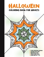 Halloween Coloring Book for Adults: 50 Halloween Illustrations Printed On One Side, Safe For Markers | Fun Craft Activity Gift | Stress Relieving Designs (Spooky House) 1696302374 Book Cover