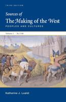 Sources of the Making of the West: Peoples and Cultures: 1 0312646550 Book Cover