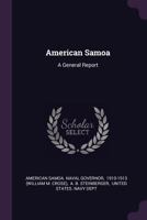 American Samoa: A General Report 1176434284 Book Cover
