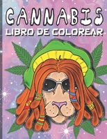 CANNABIS: Libro psicodélico para colorear para adultos - ilustraciones exclusivas B08VLMFKVX Book Cover