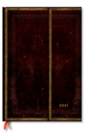 Paperblanks 2021 Black Moroccan Grande 12-Month 1439766355 Book Cover