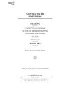 NASA's fiscal year 2006 budget proposal B0848YTFGR Book Cover