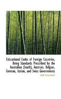 Educational Codes of Foreign Countries 0469644370 Book Cover