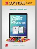 Connect Access Card for Practical Business Math Procedures 1260681505 Book Cover