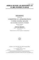 American Recovery and Reinvestment Act of 2009: investment in Hawaii 1982006188 Book Cover