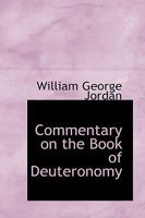 Commentary On The Book Of Deuteronomy 1014970245 Book Cover