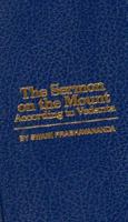 Sermon on the Mount According to Vedanta 0451626796 Book Cover